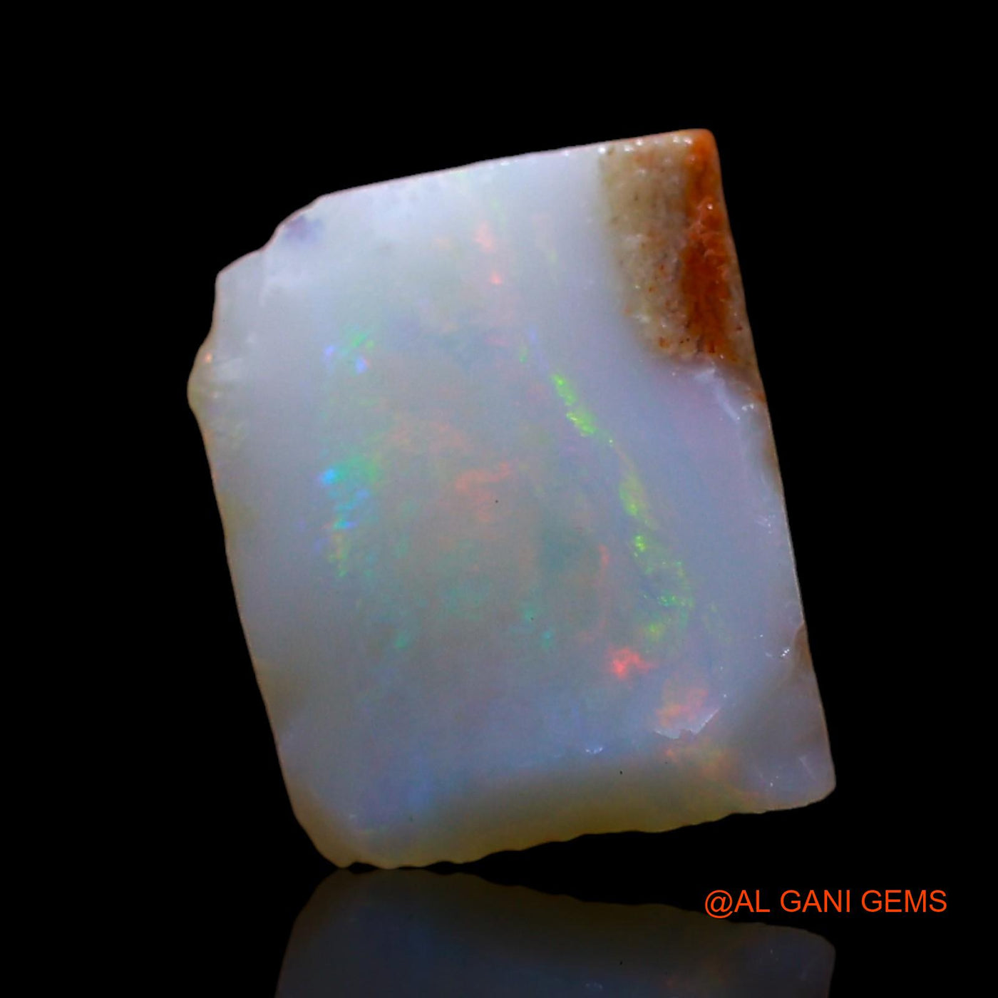 2.00 Cts Natural Australian Fire Opal Loose Gemstone Fancy Rough 10x8x3 mm RD-196