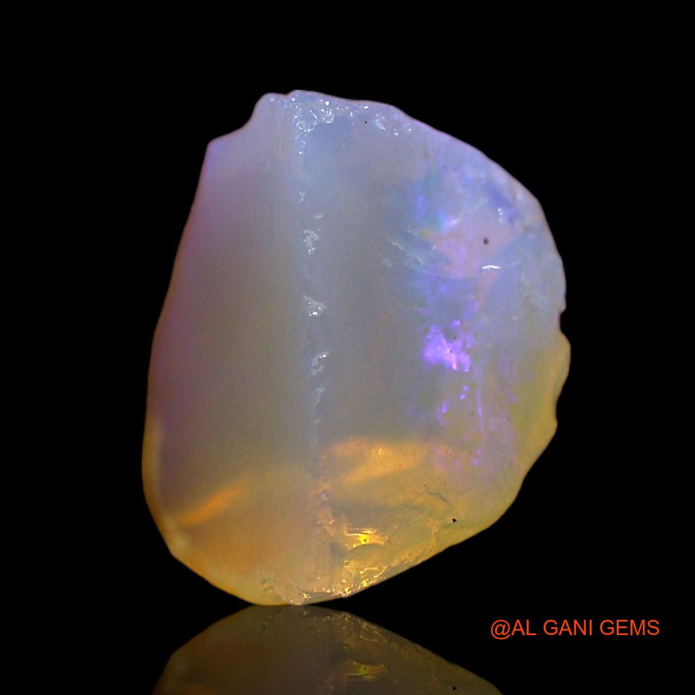 2.00 Cts Natural Australian Fire Opal Loose Gemstone Fancy Rough 9x8x5 mm RD-198