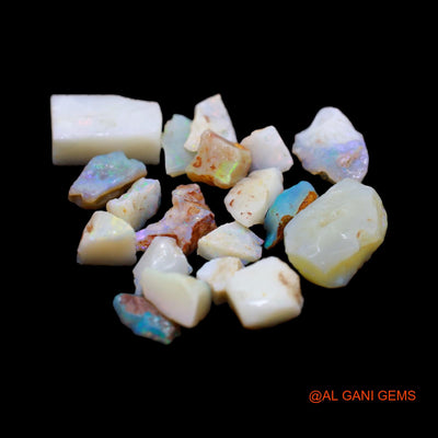 40.00 Cts Natural Australian Fire Opal Fancy Rough 19 Pcs Wholesale Lot Loose Gemstone 6X6 TO 10X16 MM RD-203