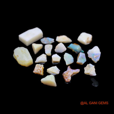 40.00 Cts Natural Australian Fire Opal Fancy Rough 19 Pcs Wholesale Lot Loose Gemstone 6X6 TO 10X16 MM RD-203