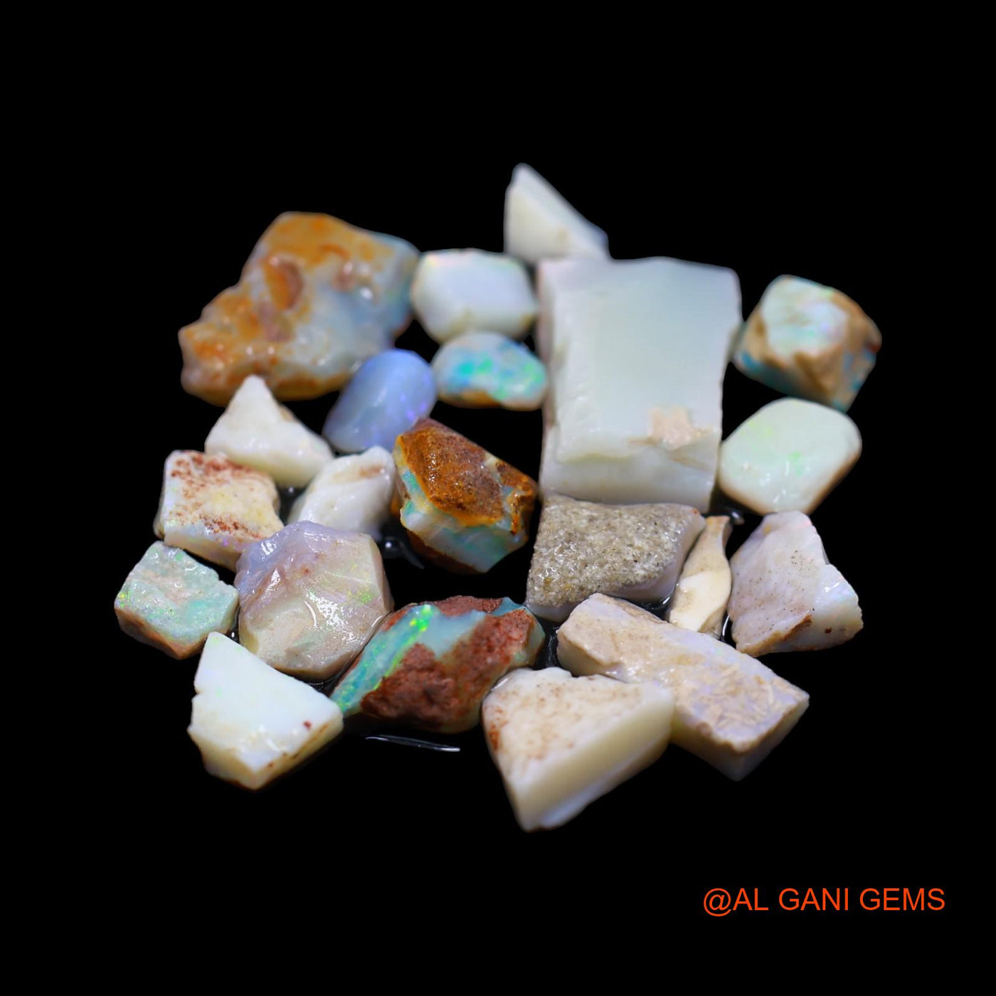 Natural Fire Opal Loose Gemstone Fancy Rough From Australia 20 Pcs Wholesale Lot 50.00 Cts 5X6 TO 12X21 MM RD-204