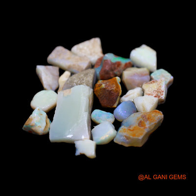 Natural Fire Opal Loose Gemstone Fancy Rough From Australia 20 Pcs Wholesale Lot 50.00 Cts 5X6 TO 12X21 MM RD-204