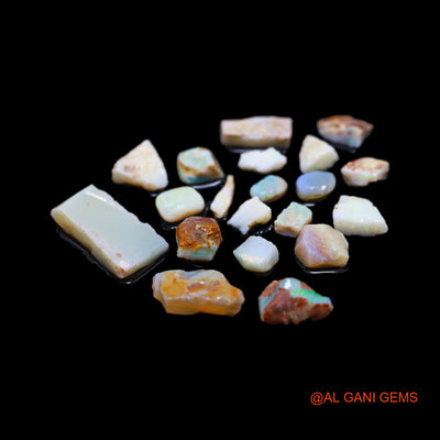 Natural Fire Opal Loose Gemstone Fancy Rough From Australia 20 Pcs Wholesale Lot 50.00 Cts 5X6 TO 12X21 MM RD-204