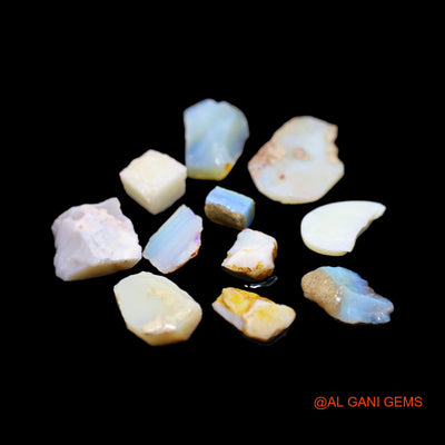 11 Pcs 30.00 Cts Natural Australian Fire Opal Loose Gemstone Fancy Rough Wholesale Lot 5X6 TO 13X18 MM RD-205