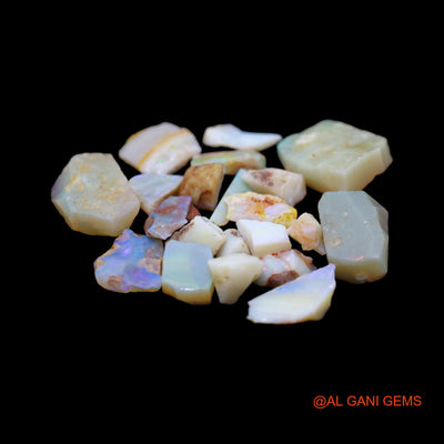 Natural Fire Opal Loose Gemstone Fancy Rough From Australia 21 Pcs Wholesale Lot 50.00 Cts 5X7 TO 13X17 MM RD-206