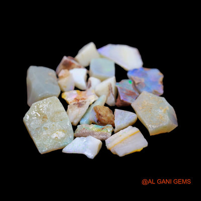 Natural Fire Opal Loose Gemstone Fancy Rough From Australia 21 Pcs Wholesale Lot 50.00 Cts 5X7 TO 13X17 MM RD-206