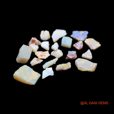 Natural Fire Opal Loose Gemstone Fancy Rough From Australia 21 Pcs Wholesale Lot 50.00 Cts 5X7 TO 13X17 MM RD-206