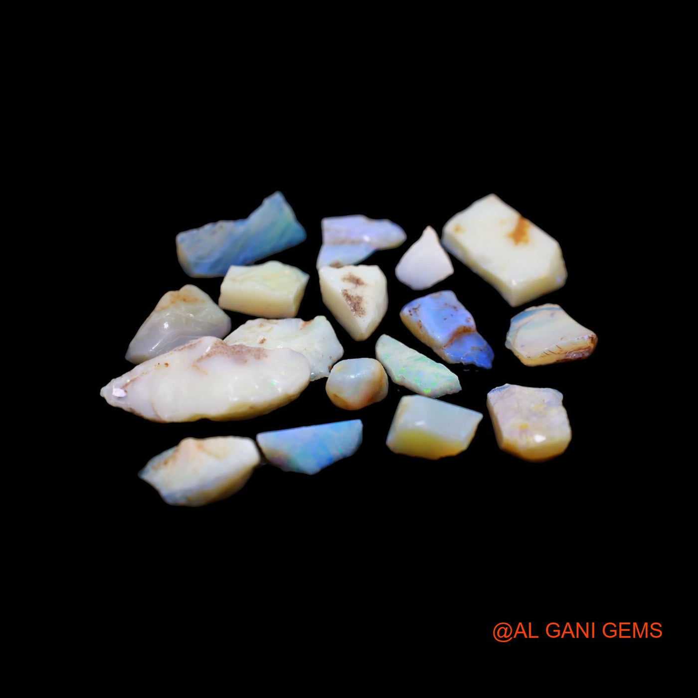 17 Pcs 45.00 Cts Natural Australian Fire Opal Loose Gemstone Fancy Rough Wholesale Lot 5X7 TO 11X25 MM RD-207