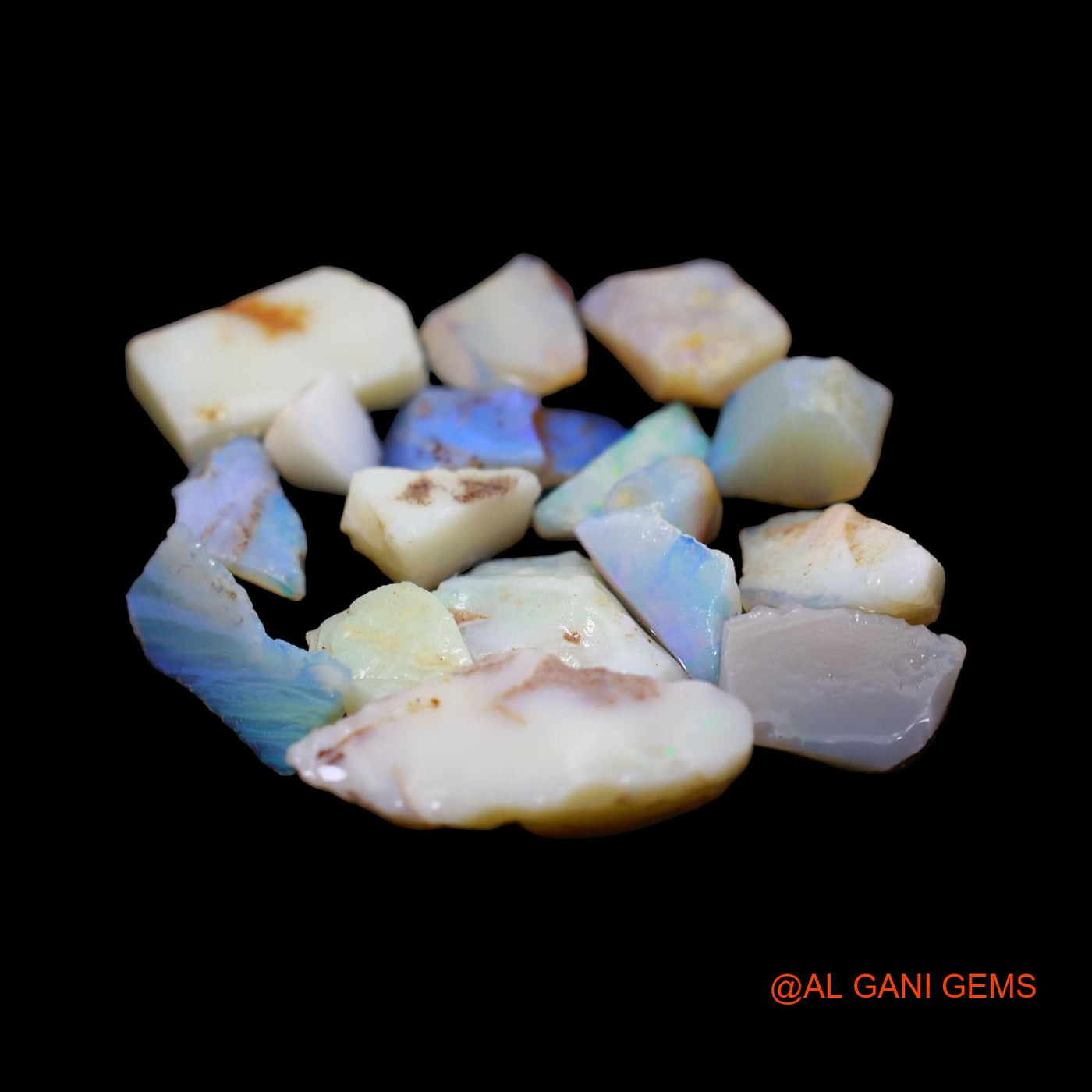 17 Pcs 45.00 Cts Natural Australian Fire Opal Loose Gemstone Fancy Rough Wholesale Lot 5X7 TO 11X25 MM RD-207