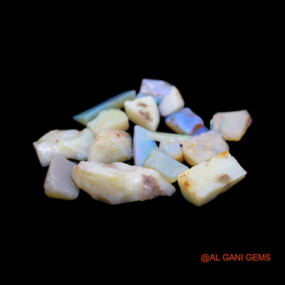 17 Pcs 45.00 Cts Natural Australian Fire Opal Loose Gemstone Fancy Rough Wholesale Lot 5X7 TO 11X25 MM RD-207