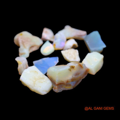 13 Pcs 39.00 Cts Natural Australian Fire Opal Loose Gemstone Fancy Rough Wholesale Lot 6X6 TO 11X19 MM RD-209