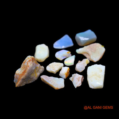 13 Pcs 39.00 Cts Natural Australian Fire Opal Loose Gemstone Fancy Rough Wholesale Lot 6X6 TO 11X19 MM RD-209