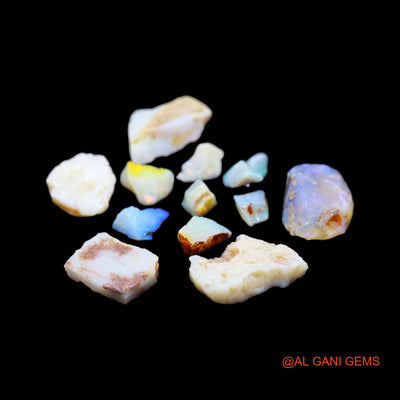 12 Pcs 40.00 Cts Natural Australian Fire Opal Loose Gemstone Fancy Rough Wholesale Lot 4X6 TO 13X20 MM RD-211