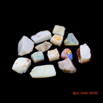 13 Pcs 51.00 Cts Natural Australian Fire Opal Loose Gemstone Fancy Rough Wholesale Lot 6X8 TO 9X20 MM RD-213