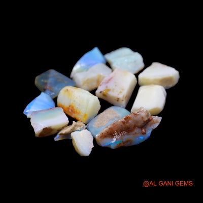 14 Pcs 48.00 Cts Natural Australian Fire Opal Loose Gemstone Fancy Rough Wholesale Lot 6X8 TO 10X23 MM RD-214