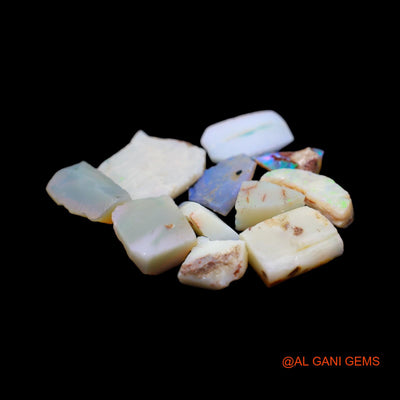11 Pcs 36.00 Cts Natural Australian Fire Opal Loose Gemstone Fancy Rough Wholesale Lot 7X10 TO 15X18 MM RD-215
