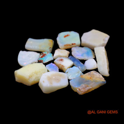 16 Pcs Wholesale Lot Natural Fire Opal Gemstone 58.00 Cts Loose Fancy Rough From Australia 6X8 TO 13X19 MM RD-216