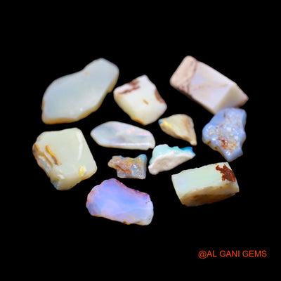 11 Pcs 40.00 Cts Natural Australian Fire Opal Loose Gemstone Fancy Rough Wholesale Lot 7X8 TO 13X23 MM RD-218