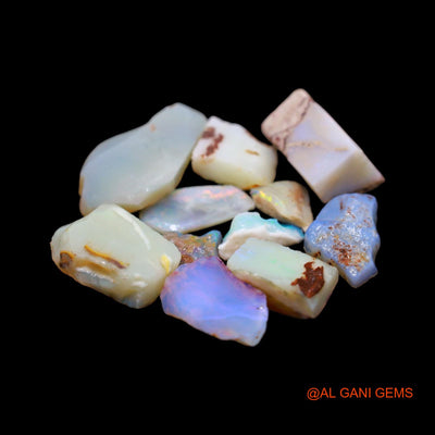 11 Pcs 40.00 Cts Natural Australian Fire Opal Loose Gemstone Fancy Rough Wholesale Lot 7X8 TO 13X23 MM RD-218