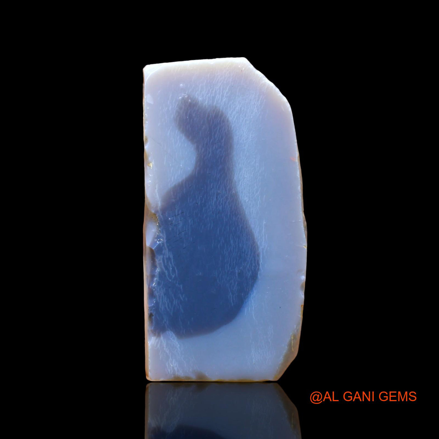 22.00 Cts Natural Australian Black Opal Loose Gemstone Fancy Rough 33x17x6 mm RD-219