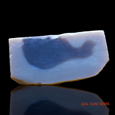 22.00 Cts Natural Australian Black Opal Loose Gemstone Fancy Rough 33x17x6 mm RD-219