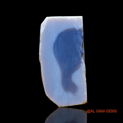 22.00 Cts Natural Australian Black Opal Loose Gemstone Fancy Rough 33x17x6 mm RD-219