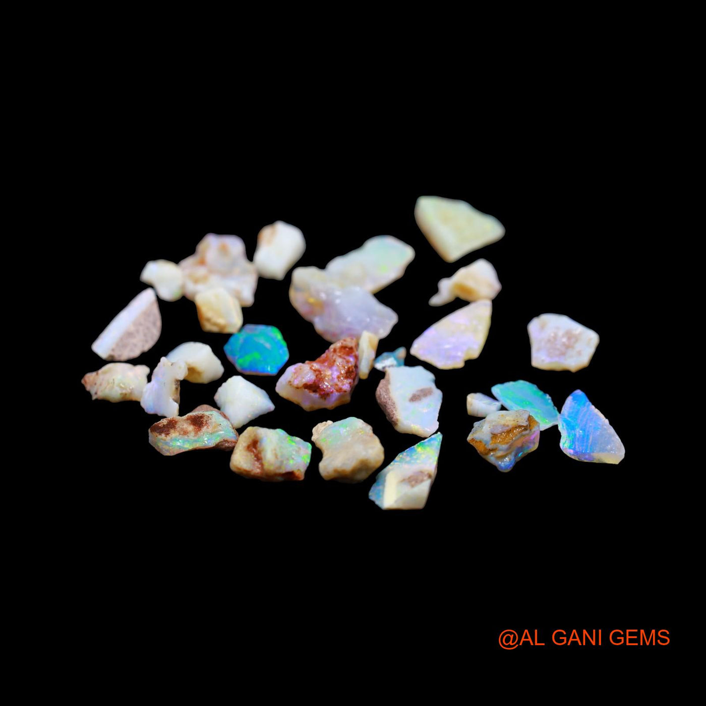 26 Pcs 32.00 Cts Natural Australian Fire Opal Loose Gemstone Fancy Rough Wholesale Lot 4X7 TO 8X14 MM RD-21
