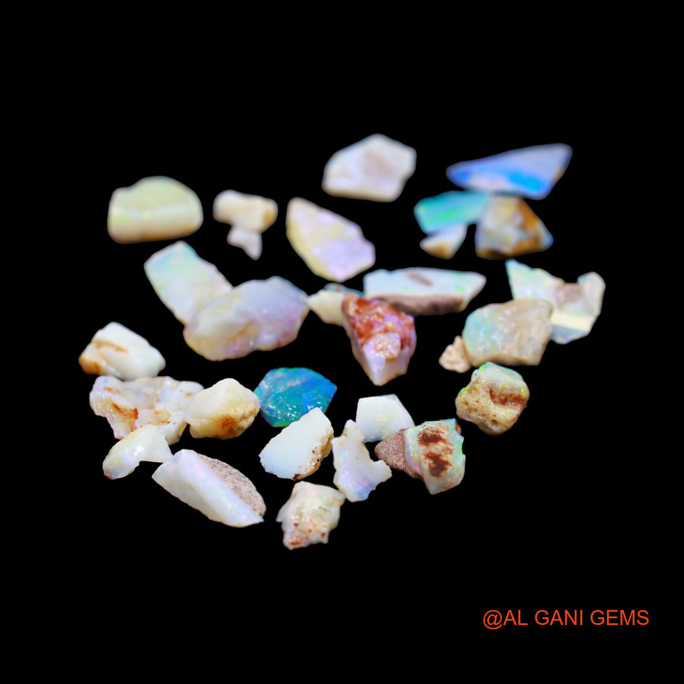 26 Pcs 32.00 Cts Natural Australian Fire Opal Loose Gemstone Fancy Rough Wholesale Lot 4X7 TO 8X14 MM RD-21