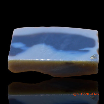 25.00 Cts Natural Australian Black Opal Loose Gemstone Fancy Rough 25x23x5 mm RD-220
