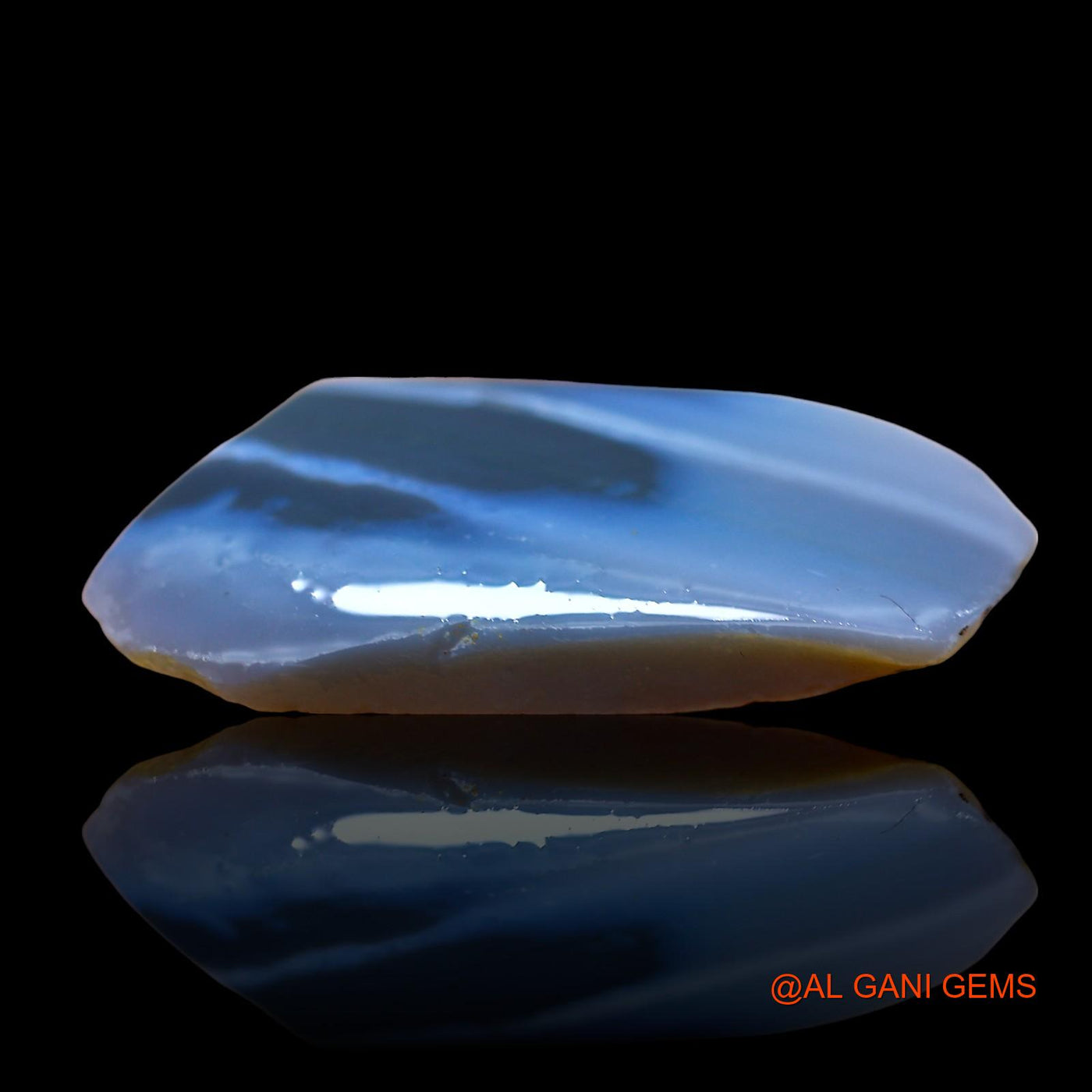 19.00 Cts Natural Australian Black Opal Loose Gemstone Fancy Rough 31x17x5 mm RD-221