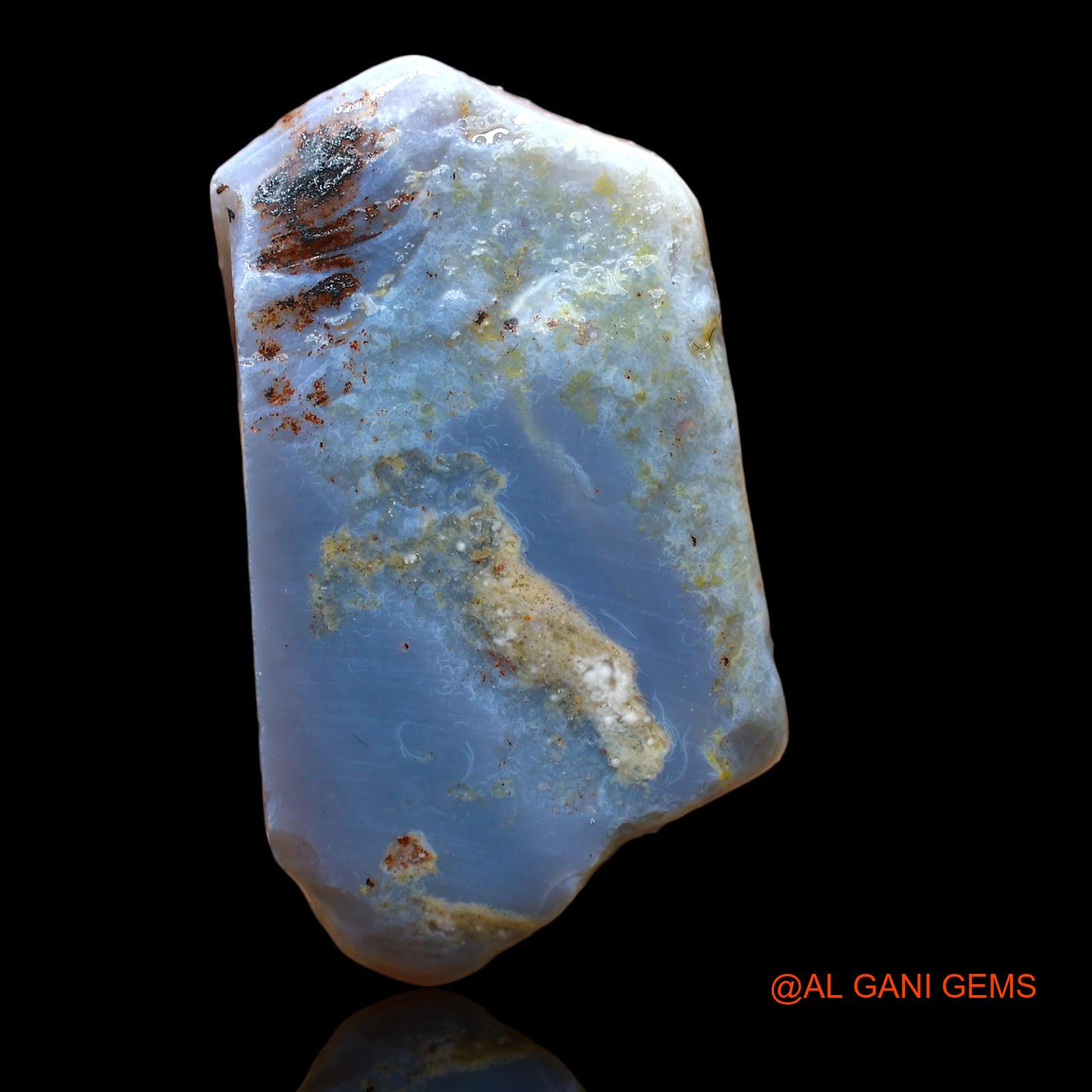 19.00 Cts Natural Australian Black Opal Loose Gemstone Fancy Rough 31x17x5 mm RD-221