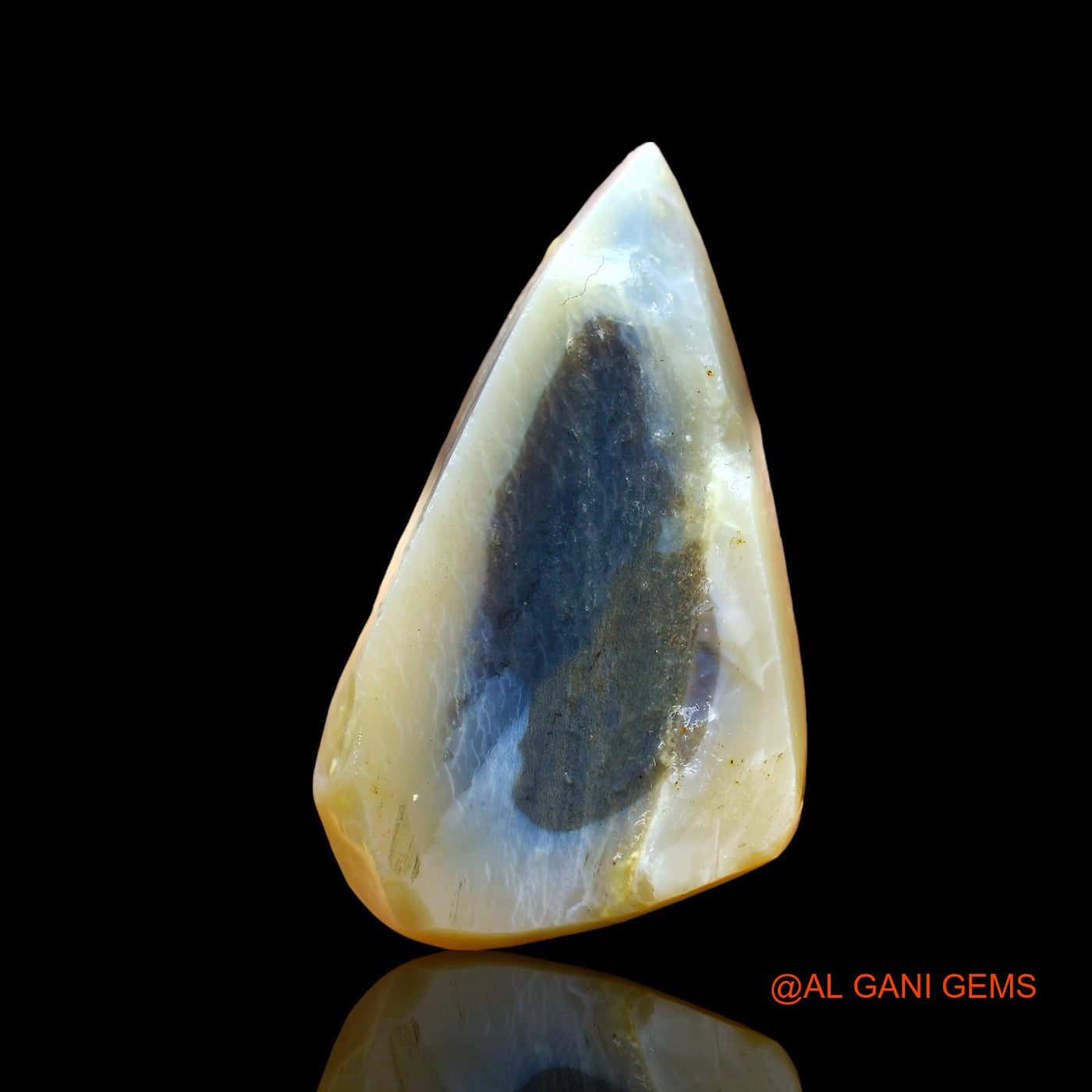 20.00 Cts Natural Australian Black Opal Fancy Rough Loose Gemstone For Jewelry 32x18x6 mm RD-222
