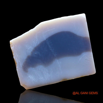 19.00 Cts Unheated Australian Black Opal Loose Gemstone Fancy Rough Natural 25x19x5 mm RD-223