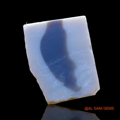 19.00 Cts Unheated Australian Black Opal Loose Gemstone Fancy Rough Natural 25x19x5 mm RD-223