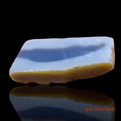 19.00 Cts Unheated Australian Black Opal Loose Gemstone Fancy Rough Natural 25x19x5 mm RD-223