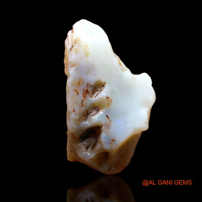 Natural Fire Opal Gemstone 12.00 Cts Loose Fancy Rough From Australia 20x11x9 mm RD-227