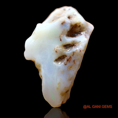Natural Fire Opal Gemstone 12.00 Cts Loose Fancy Rough From Australia 20x11x9 mm RD-227