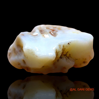 Natural Fire Opal Gemstone 12.00 Cts Loose Fancy Rough From Australia 20x11x9 mm RD-227