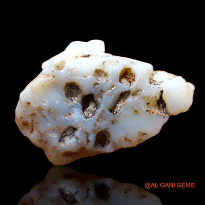 Natural Fire Opal Gemstone 12.00 Cts Loose Fancy Rough From Australia 20x11x9 mm RD-227