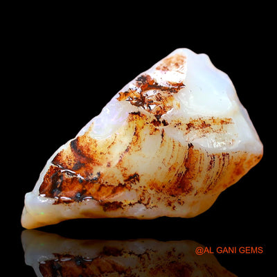 8.00 Cts Natural Australian Fire Opal Loose Gemstone Fancy Rough 20x11x7 mm RD-228