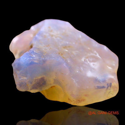 Natural Fire Opal Gemstone 9.00 Cts Loose Fancy Rough From Australia 17x15x7 mm RD-229