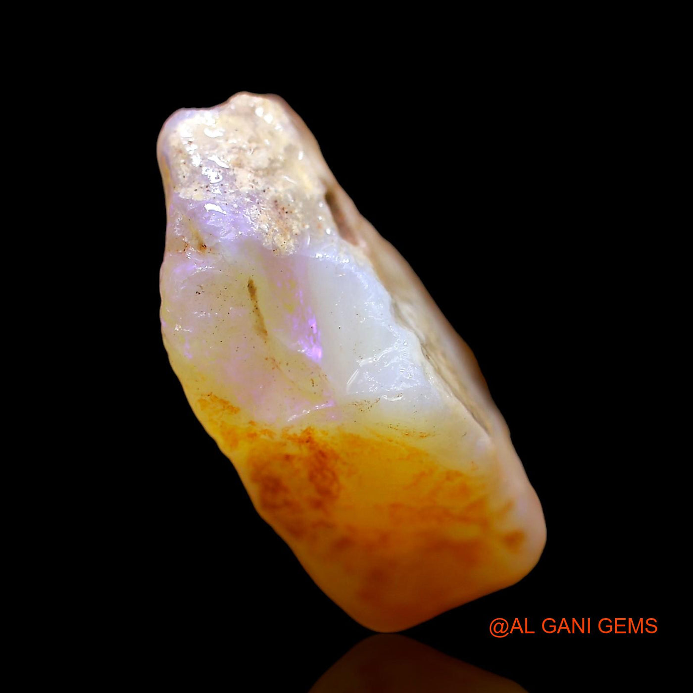 Natural Untreated Fire Opal Loose Gemstone Fancy Rough From Australia 20.00 Cts 24x16x10 mm RD-234