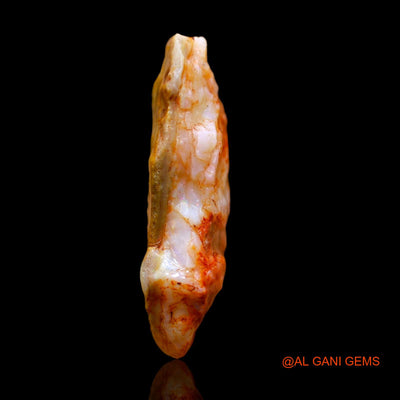 Natural Fire Opal Gemstone 16.00 Cts Loose Fancy Rough From Australia 26x18x7 mm RD-235