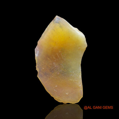 Natural Fire Opal Gemstone 8.00 Cts Loose Fancy Rough From Australia 29x17x3 mm RD-236
