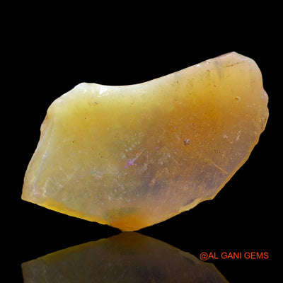 Natural Fire Opal Gemstone 8.00 Cts Loose Fancy Rough From Australia 29x17x3 mm RD-236