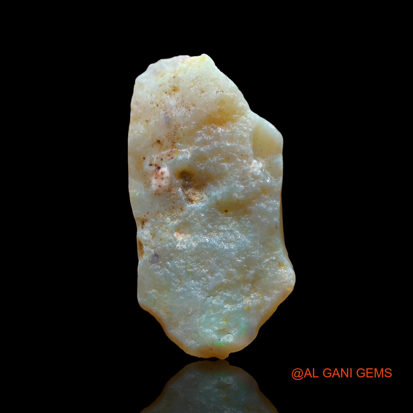 Natural Untreated Fire Opal Loose Gemstone Fancy Rough From Australia 9.00 Cts 27x14x4 mm RD-238