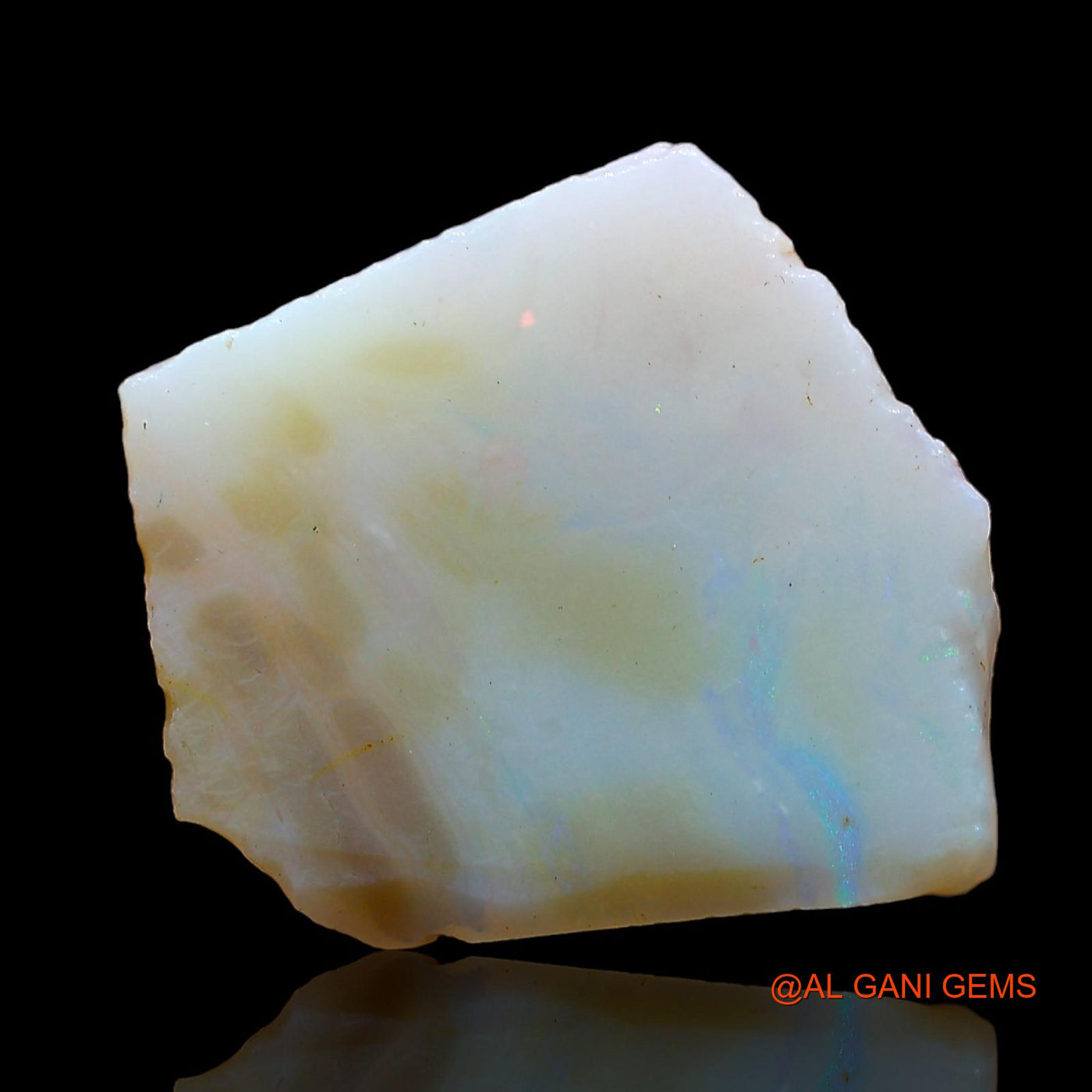 8.00 Cts Natural Australian Fire Opal Loose Gemstone Fancy Rough 20x19x4 mm RD-239