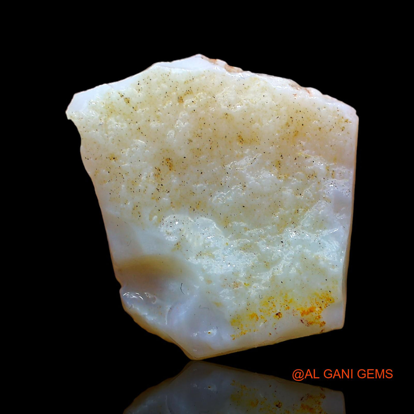 8.00 Cts Natural Australian Fire Opal Loose Gemstone Fancy Rough 20x19x4 mm RD-239