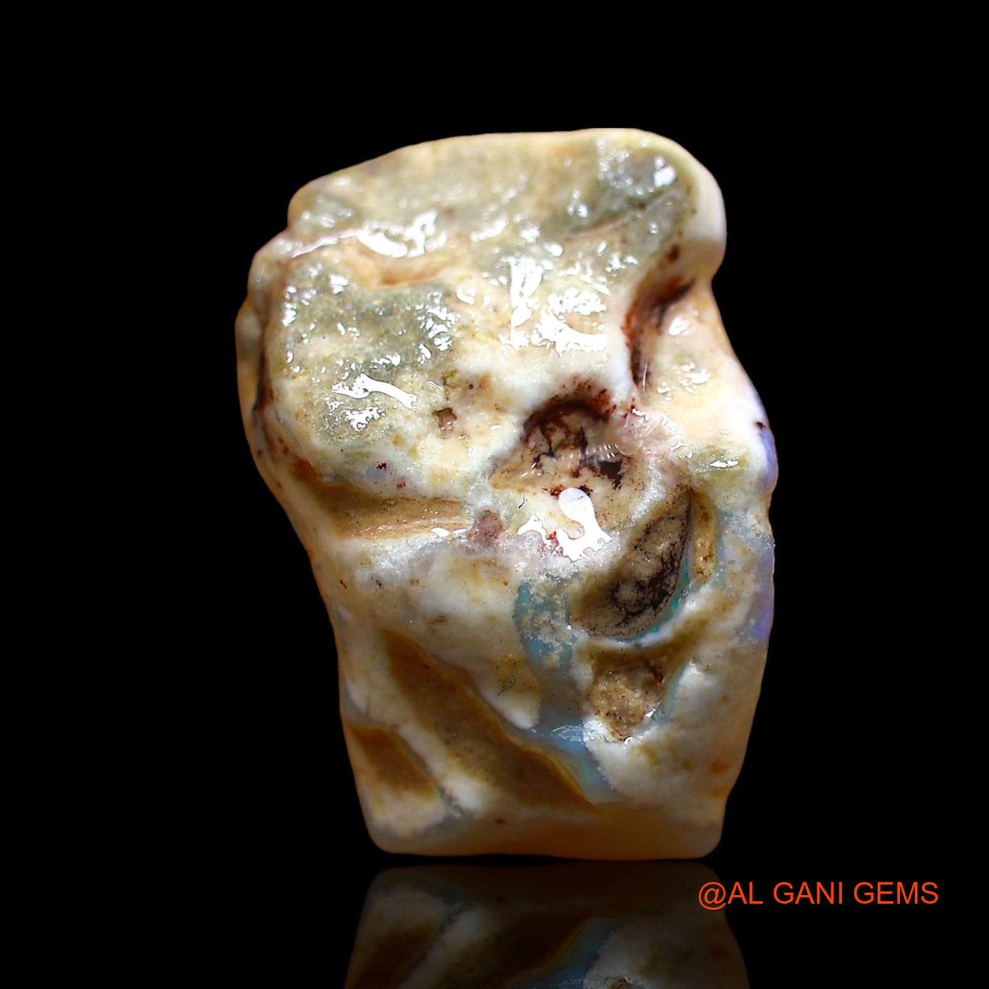 14.00 Cts Unheated Australian Fire Opal Loose Gemstone Fancy Rough Natural 20x15x10 mm RD-245