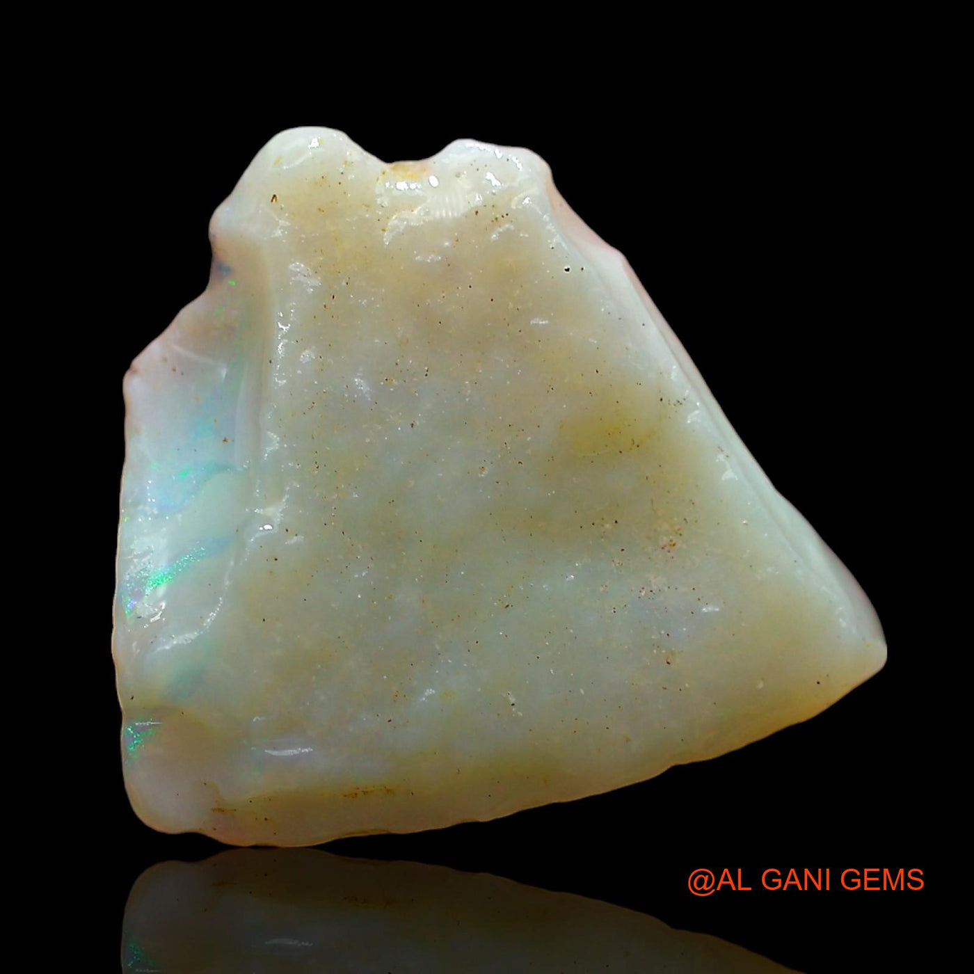 Natural Untreated Fire Opal Loose Gemstone Fancy Rough From Australia 11.00 Cts 19x17x7 mm RD-247
